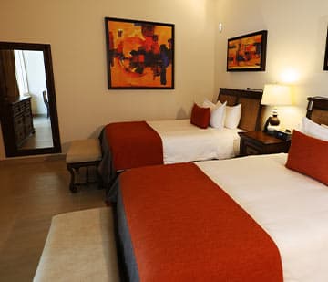 Riviera Maya All inclusive Hotels, Room with 2 double beds