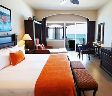 King-size bed and Murphy bed