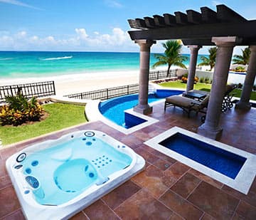 Riviera Maya Luxury Resorts offer Ocean View Terrace with Private Pool and Jacuzzi